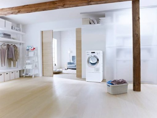 Miele WTS 510 Lotus White Plinth With Drawer - Image 2