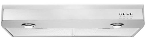 Whirlpool Gold 30" Stainless Steel Vented 300-CFM Under-Cabinet Hood - Image 2