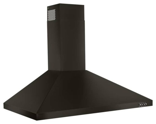 Whirlpool 30" Fingerprint Resistant Black Stainless Steel Contemporary Wall Mount Range Hood - Image 2