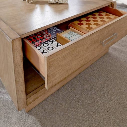 Homestyles Big Sur Oak Square Coffee Table - Image 11