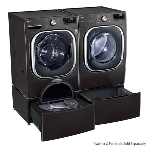 LG 7.4 Cu. Ft. Black Steel Smart Wi-Fi Enabled Electric Dryer With TurboSteam & Built-In Intelligence - Image 11
