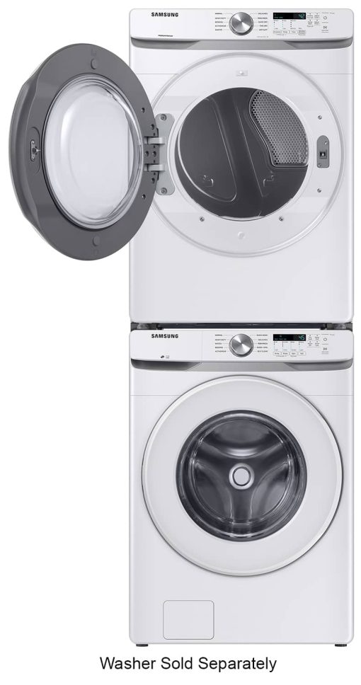 Samsung ADA 7.5 Cu. Ft. White Gas Long Vent Dryer With Sensor Dry - Image 11