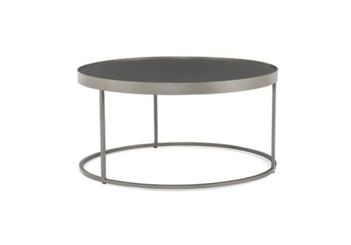 Four Hands Rockwell Evelyn Gunmetal Round Nesting Coffee Table - Image 8