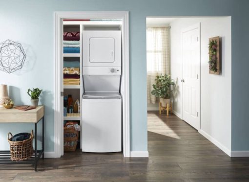 Whirlpool 24" White Electric Stacked Laundry Center - Image 12