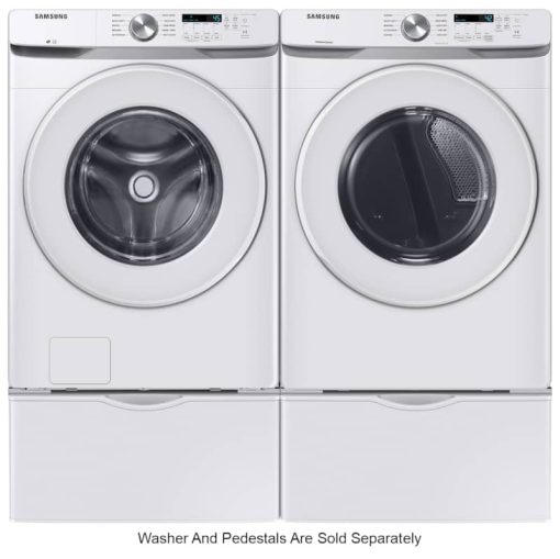 Samsung ADA 7.5 Cu. Ft. White Front Load Electric Long Vent Dryer With Sensor Dry - Image 13