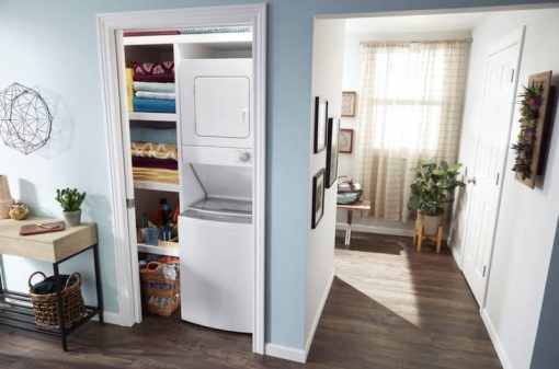 Whirlpool 24" White Electric Stacked Laundry Center - Image 13