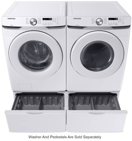 Samsung ADA 7.5 Cu. Ft. White Gas Long Vent Dryer With Sensor Dry - Image 14
