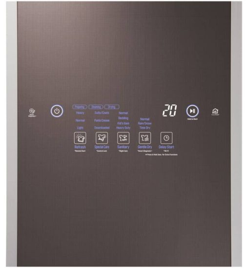 LG Styler Espresso Smart Wi-Fi Enabled Steam Clothing Care System - Image 13
