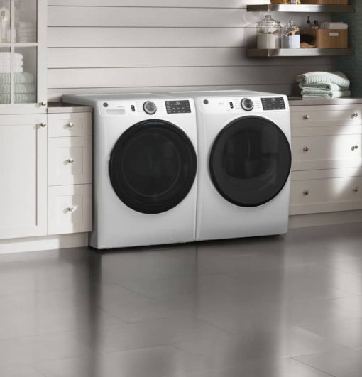 GE ADA 7.8 Cu. Ft. White Smart Front Load Gas Dryer With Sanitize Cycle - Image 17