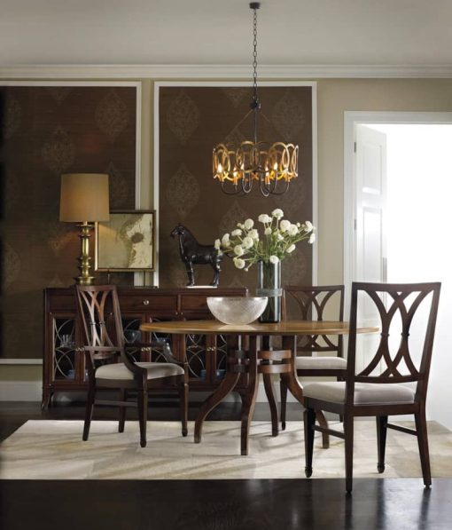 Hooker Furniture Dining Room Palisade Splat Back Arm Chair - Image 2