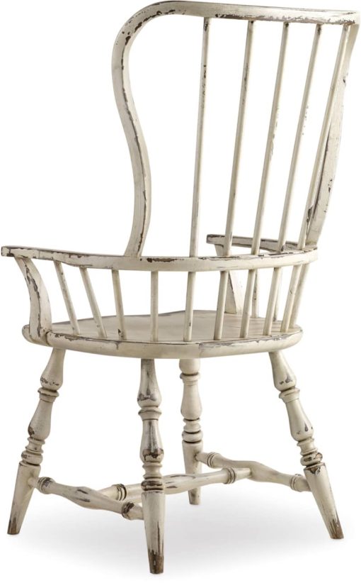 Hooker Furniture Dining Room Sanctuary Spindle Back Arm Chair - Image 3