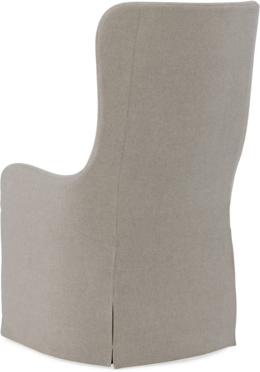Hooker Furniture Dining Room Clarice Skirted Chair Jade White - Image 3