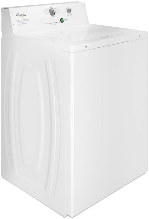 Whirlpool 27" White Commercial Top-Load Washer, Non-Vend - Image 2