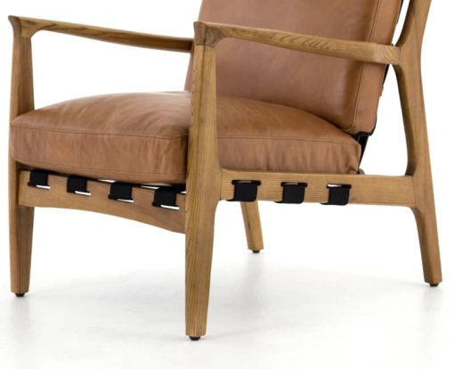 Four Hands Bishop Collection Patina Copper Silas Chair - Image 5