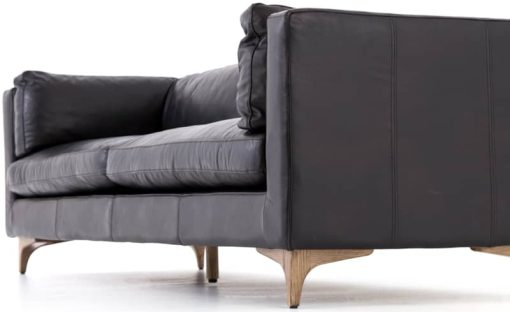 Four Hands Carnegie Collection 94" Rider Black Beckwith Sofa - Image 4