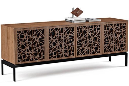 BDI Elements 8779-CO Natural Walnut With Ricochet Doors Storage Console - Image 2