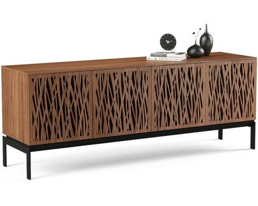 BDI Elements 8779-CO Natural Walnut With Wheat Doors Storage Console - Image 2