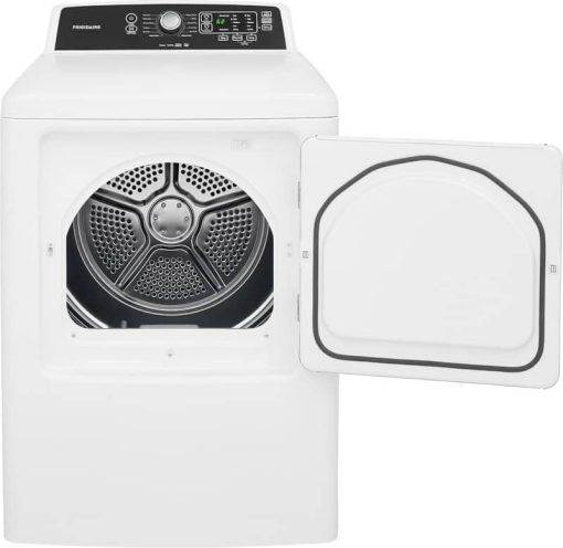 Frigidaire 6.7 Cu. Ft. White Freestanding Gas Dryer - Image 2