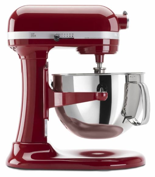 KitchenAid Professional 600 Series 6 Qt. Empire Red Bowl-Lift Stand Mixer - Image 3