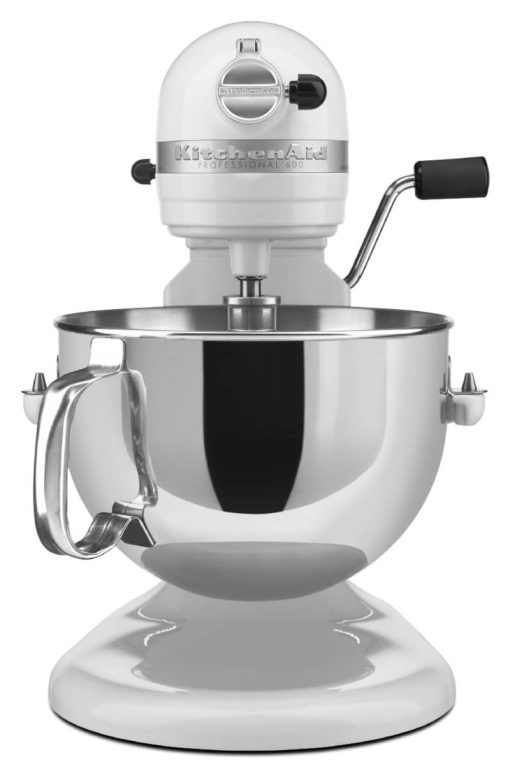KitchenAid Professional 600 Series 6 Qt. White Bowl-Lift Stand Mixer - Image 3