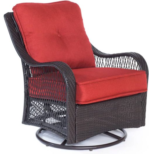 Hanover Orleans 4-Piece Outdoor Seating Patio Set In Autumn Berry - Image 2