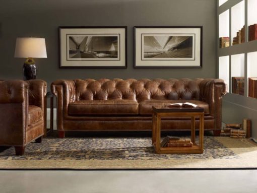 Hooker Furniture Living Room Chester Stationary Sofa - Image 2