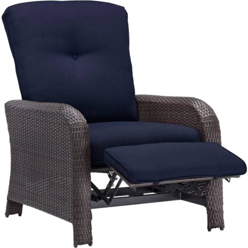 Hanover Strathmere Navy Blue Luxury Recliner - Image 2