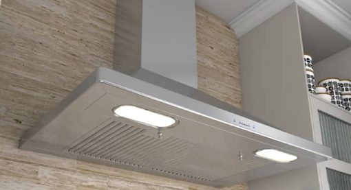 Zephyr Siena ES 36" Stainless Steel Chimney Wall Hood - Image 2