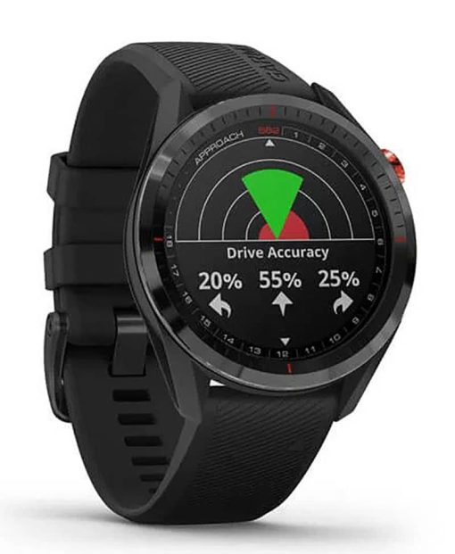 Garmin Approach S62 Black Ceramic Bezel With Black Silicone Band Smartwatch - Image 3