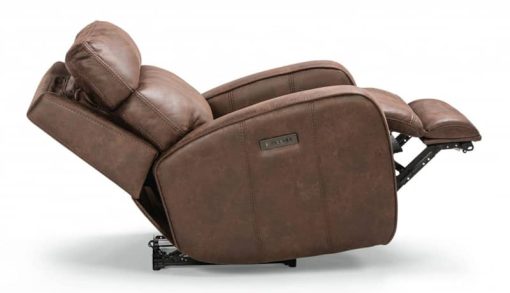Flexsteel Tomkins Park Fabric Power Recliner With Power Headrest - Image 3