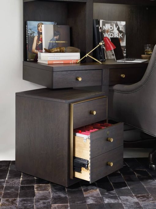 Hooker Furniture Curata Dark Mobile File Cabinet - Image 3