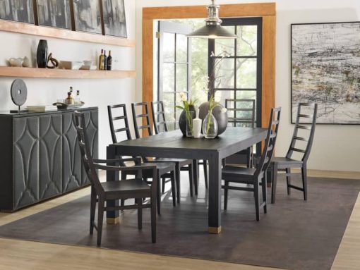 Hooker Furniture Curata Dark Wood Rectangle Dining Table - Image 2