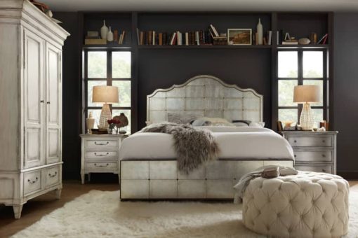 Hooker Furniture Arabella California King Mirrored Panel Bed - Image 3