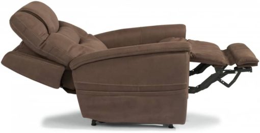 Flexsteel Shaw Fabric Power Lift Recliner With Power Headrest & Lumbar - Image 3