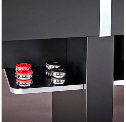 Brunswick Delray II 12' Matte Black Shuffleboard Table - Image 2