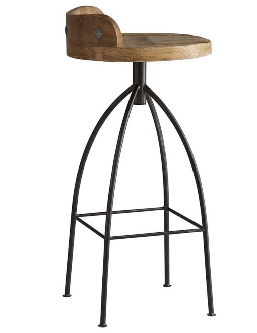 Arteriors Hinkley Sandblast Antique Wax Bar Stool - Image 3