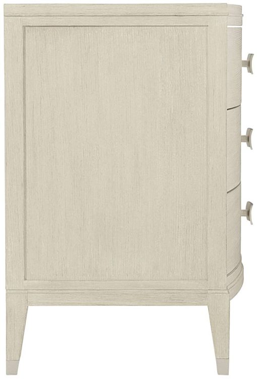 Bernhardt East Hampton Cerused Linen Nightstand - Image 4