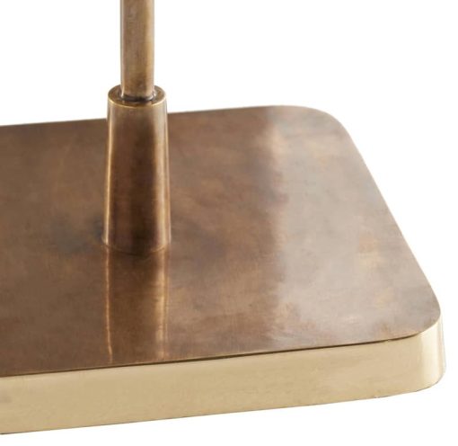 Arteriors Vintage Brass Kaela Rectangle Accent Table - Image 3