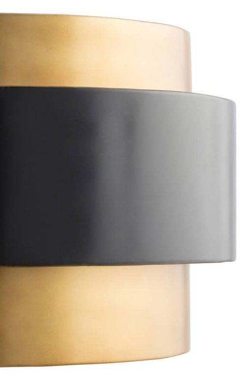 Arteriors Nolan Vintage Brass / Dark Bronze Small Pendant - Image 3