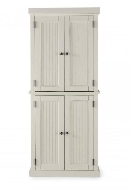 Homestyles Nantucket White Distressed Pantry - Image 3