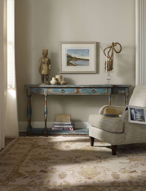 Hooker Furniture Living Room Sanctuary Four-Drawer Thin Console - Image 3