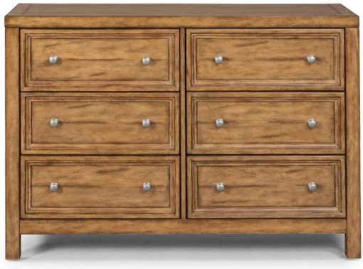 Homestyles Sedona Toffee 6 Drawer Dresser - Image 3