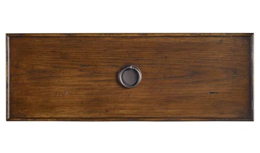 Hooker Furniture Archivist Dark Wood Two-Drawer Nightstand - Image 3