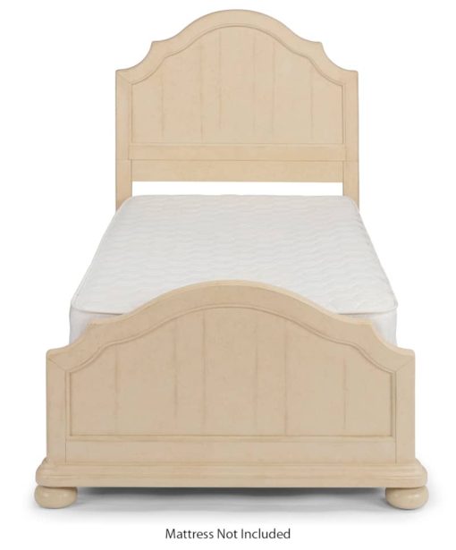 Homestyles Provence Antiqued White Twin Bed - Image 3