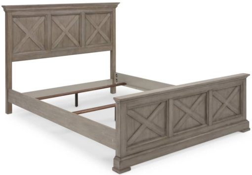 Homestyles Mountain Lodge Gray Queen Bed - Image 2