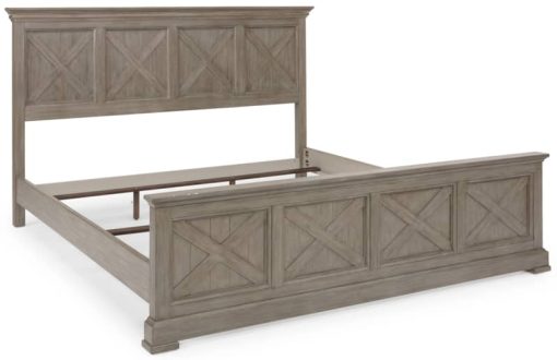 Homestyles Mountain Lodge Gray King Bed - Image 3