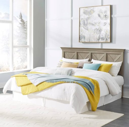 Homestyles Mountain Lodge Gray King/Cal King Headboard - Image 3