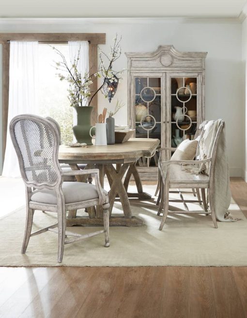 Hooker Furniture Dining Room Boheme Gaston Metal Back Side Chair - Image 3