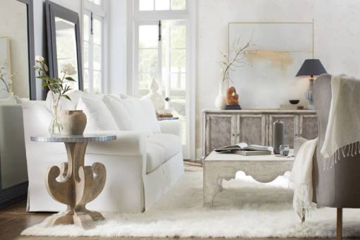 Hooker Furniture Living Room Boheme Flanders Square Cocktail Table - Image 3