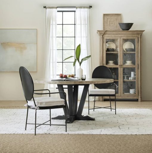 Hooker Furniture Dining Room Ciao Bella Metal Arm Chair - Image 2
